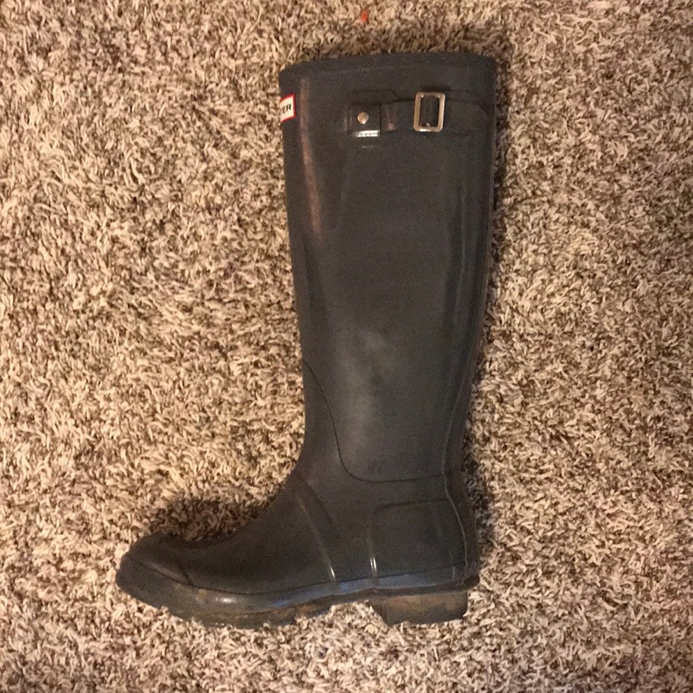 Hunter gray rain boots - Picture 5 of 8